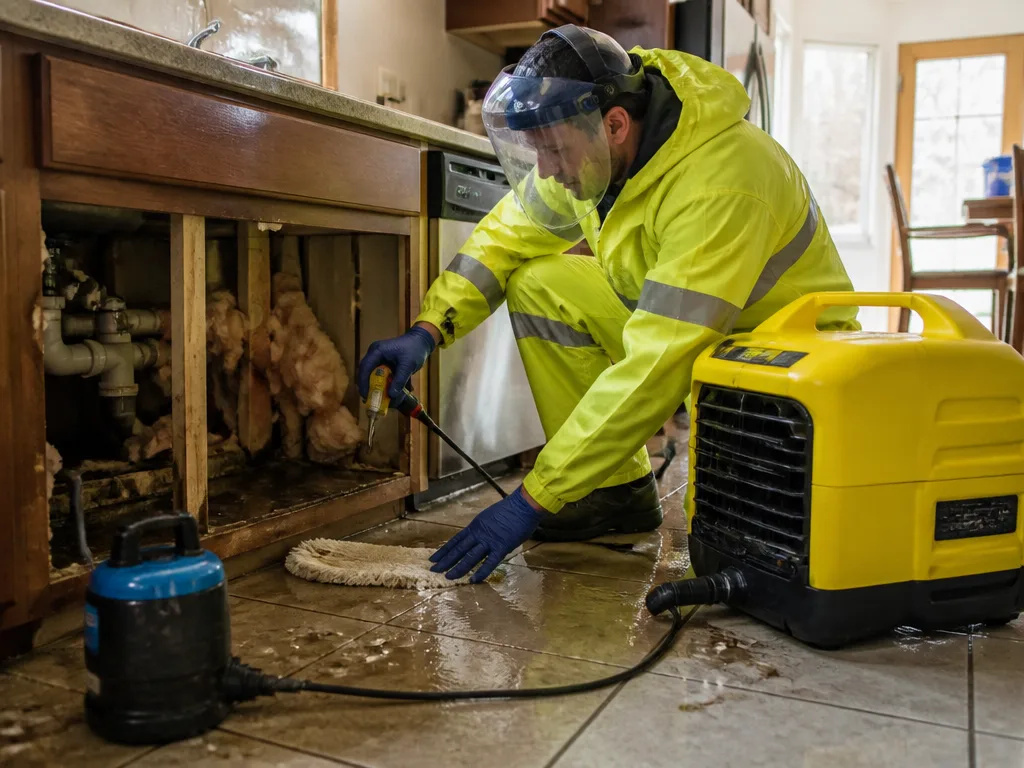 Appliance Leak Cleanup